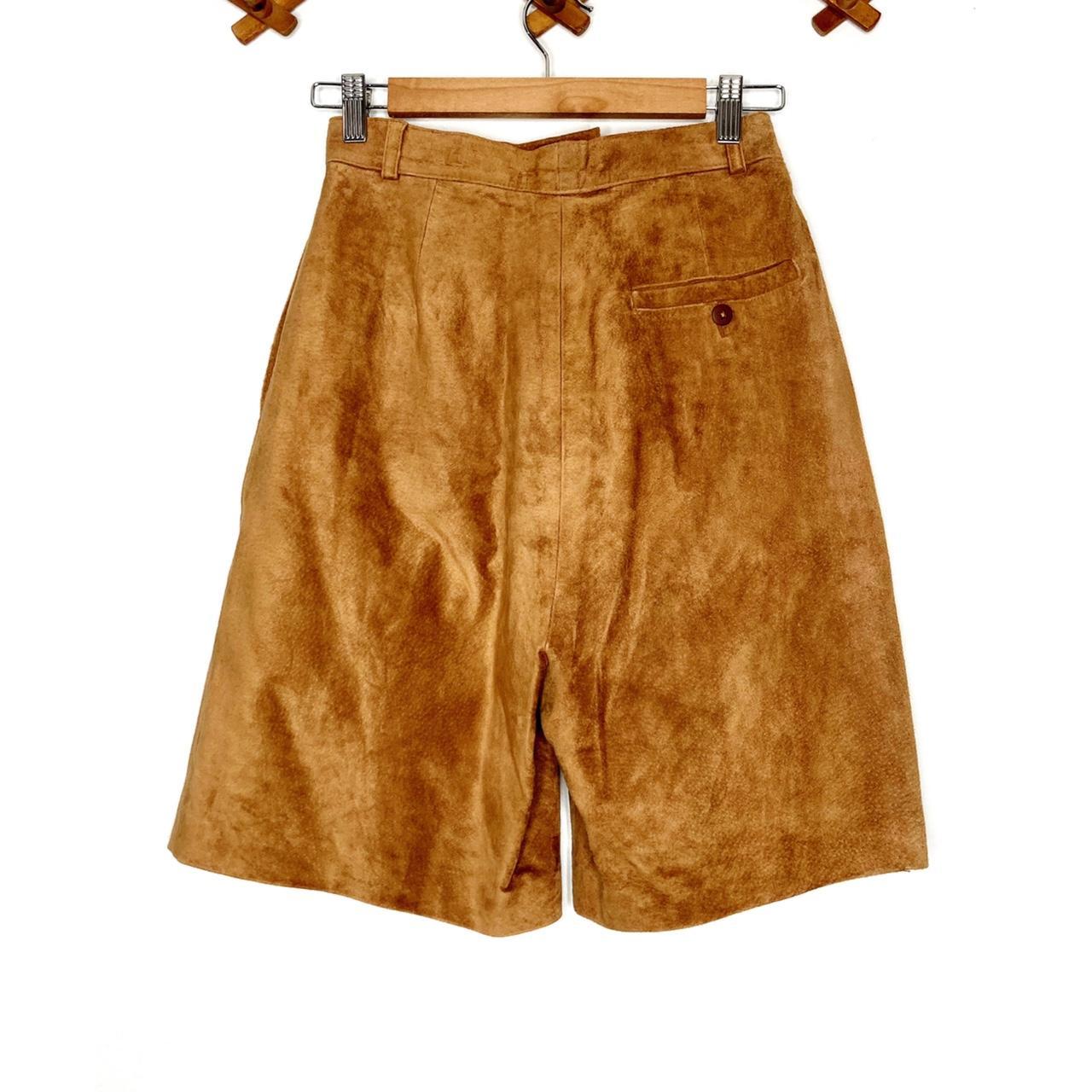 American Vintage Women's Tan Shorts Depop