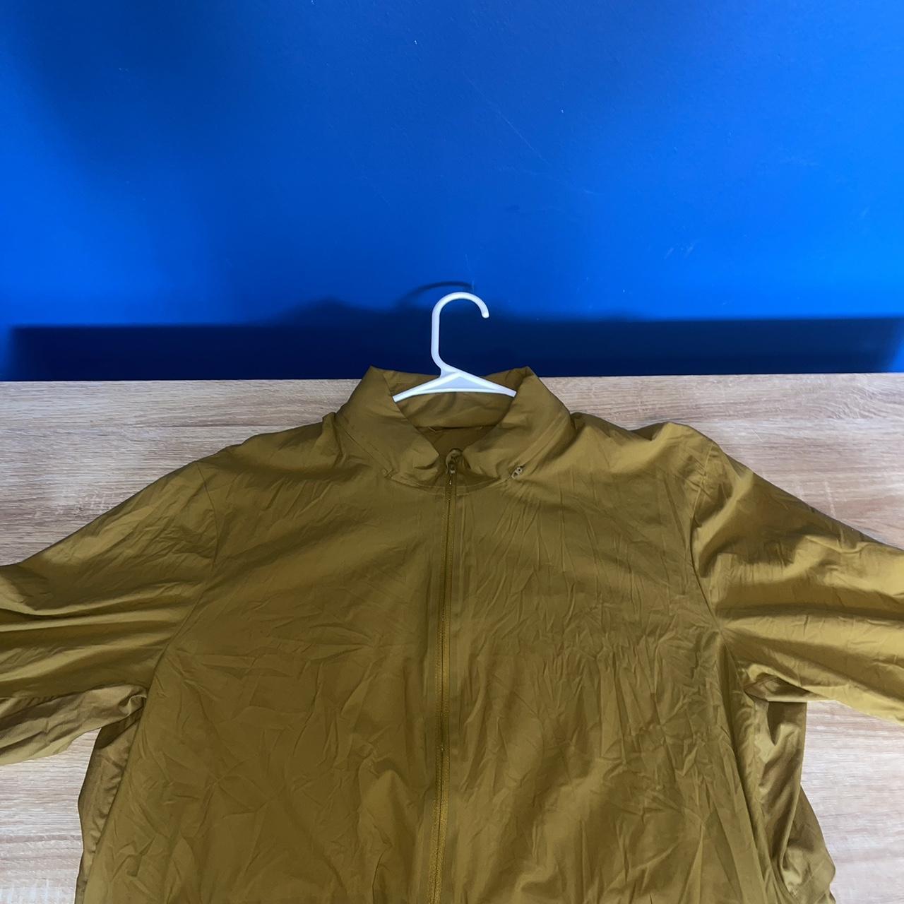 Xl Yellow Lululemon Lightweight Jacket with zip away - Depop