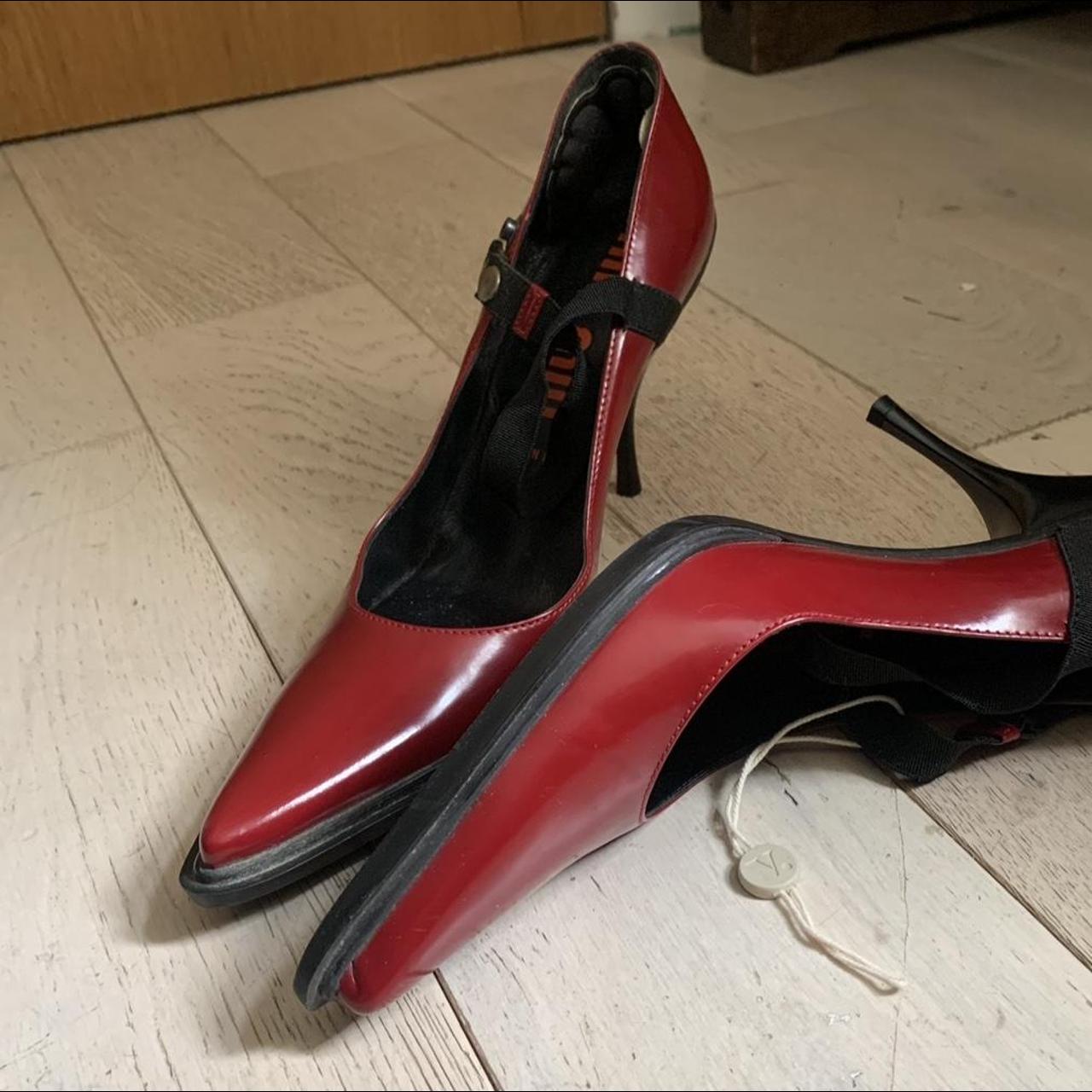 miu miu red heels