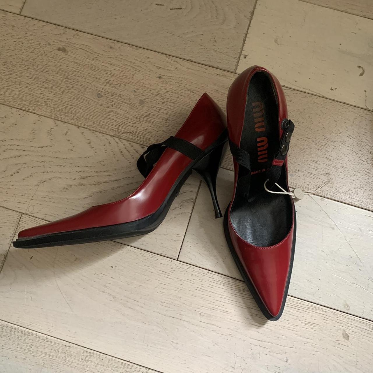 miu miu red heels