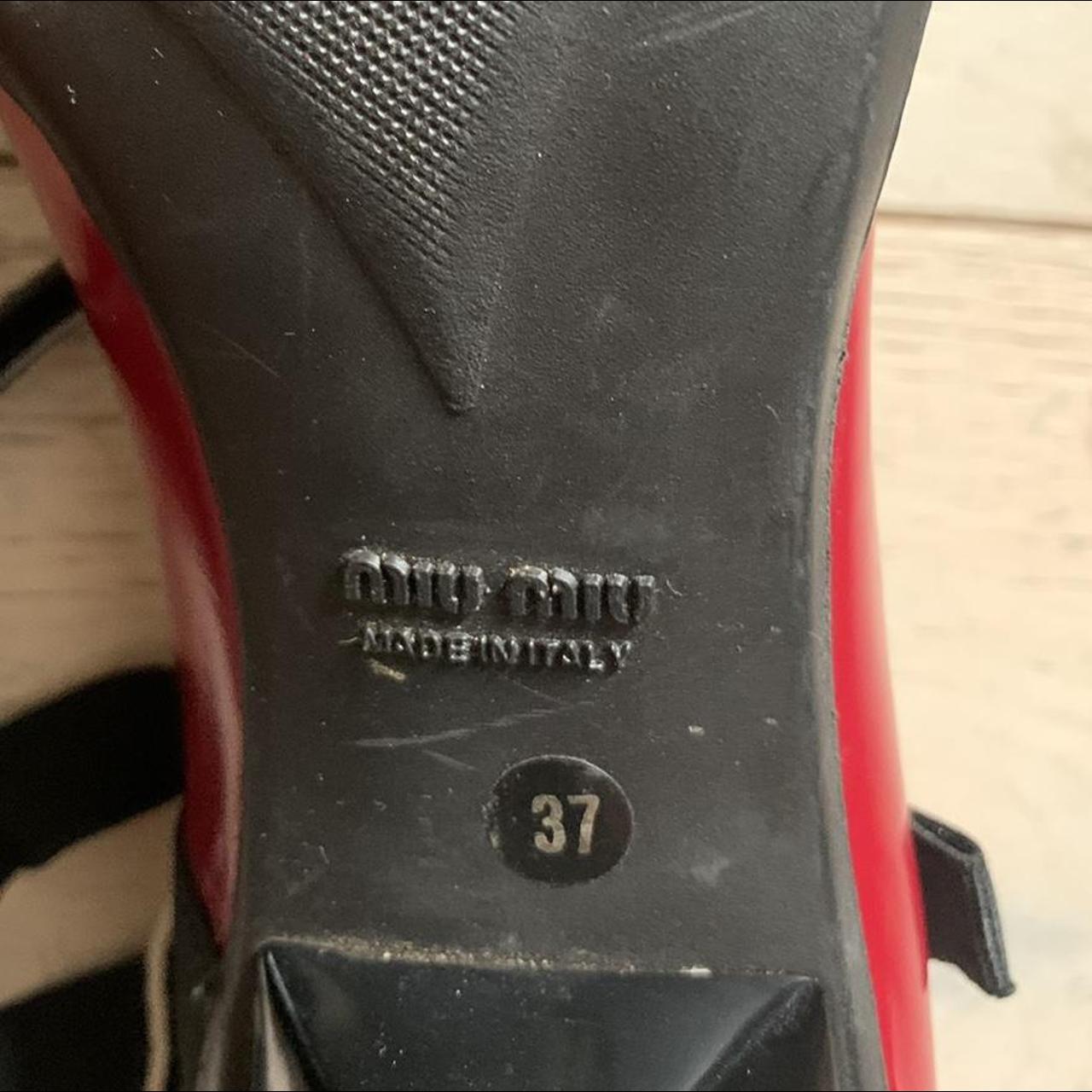 miu miu red heels