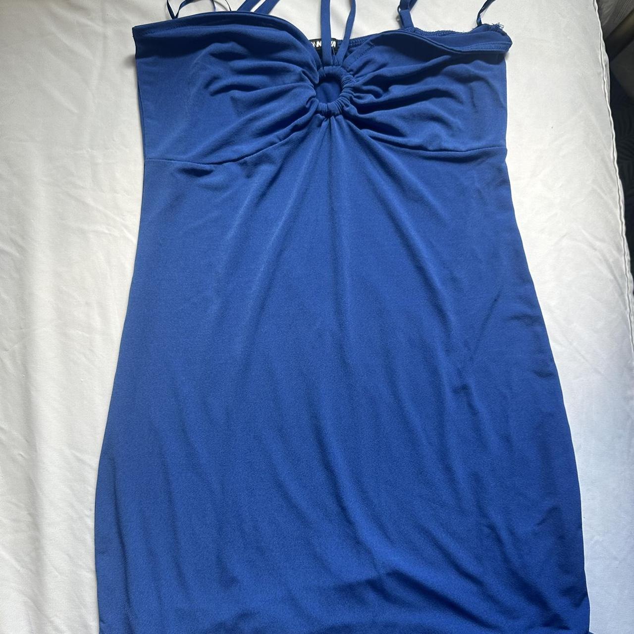 Royal Blue Beach dress Size M Worn Once Can be... - Depop