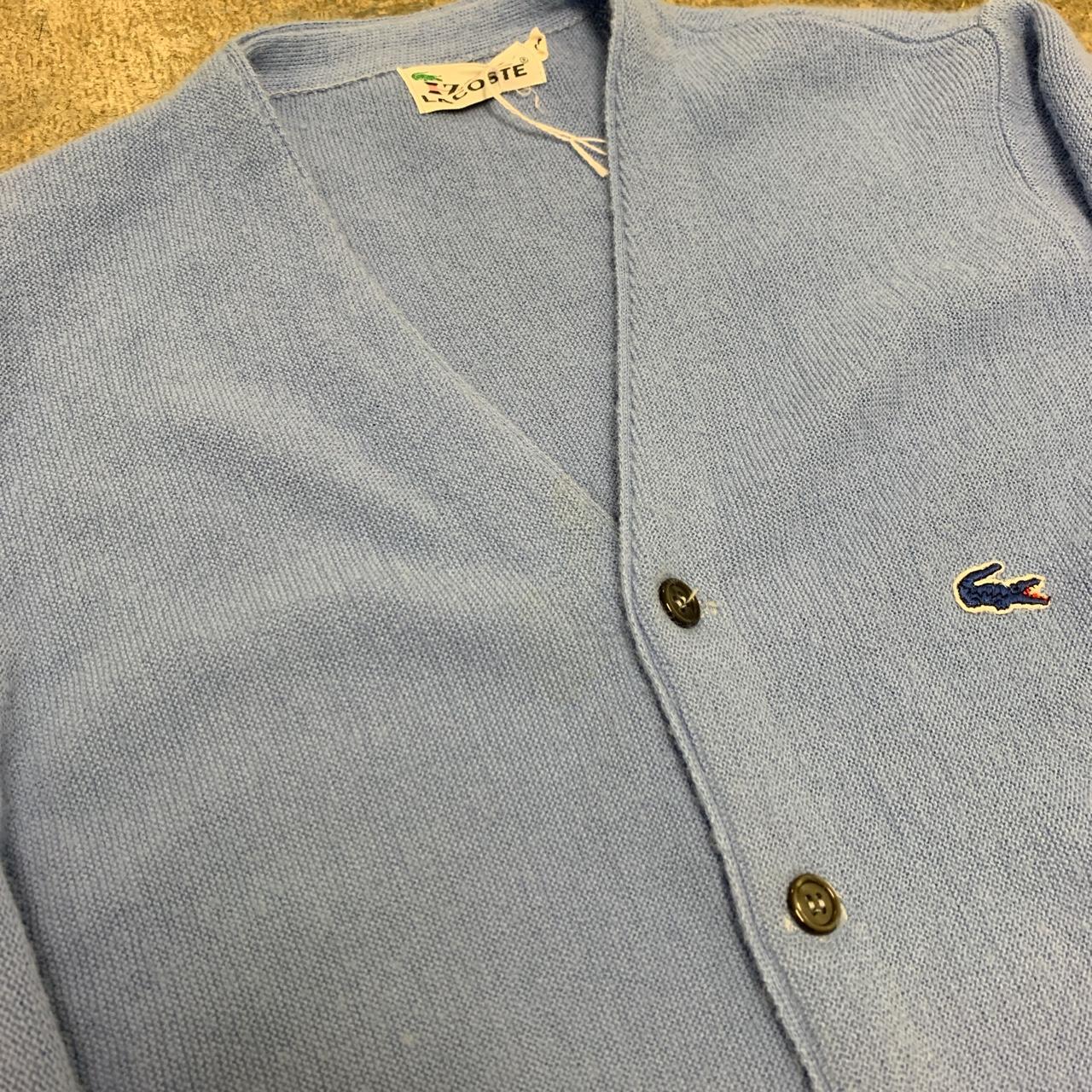 Lacoste Men's Blue Cardigan | Depop