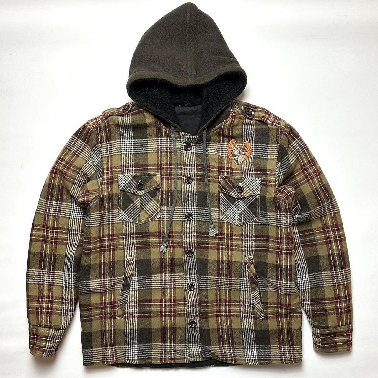 Billabong checkered store jacket