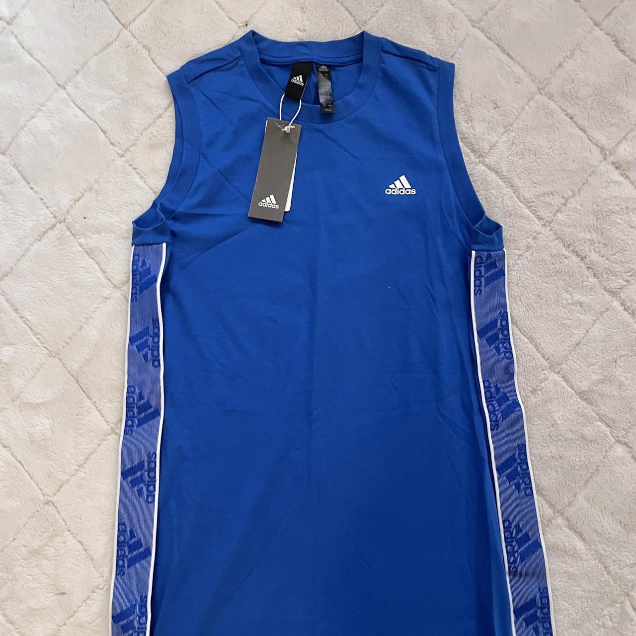 Adidas Women's Blue Dress | Depop