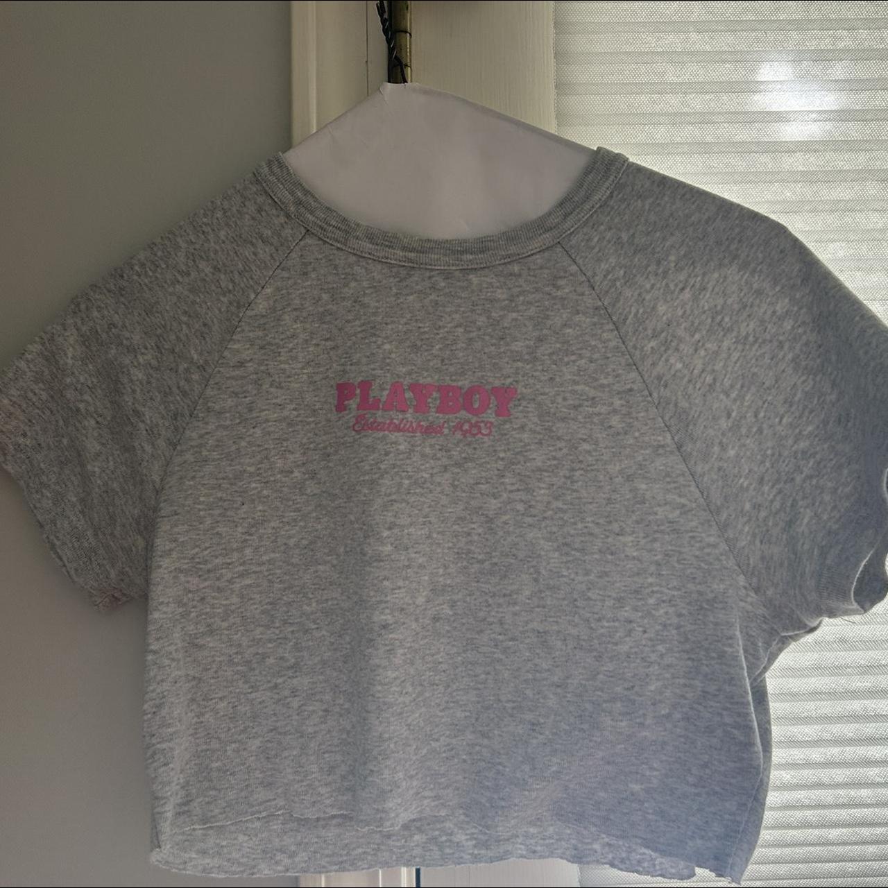 Playboy crop top! Only worm a couple of times! - Depop