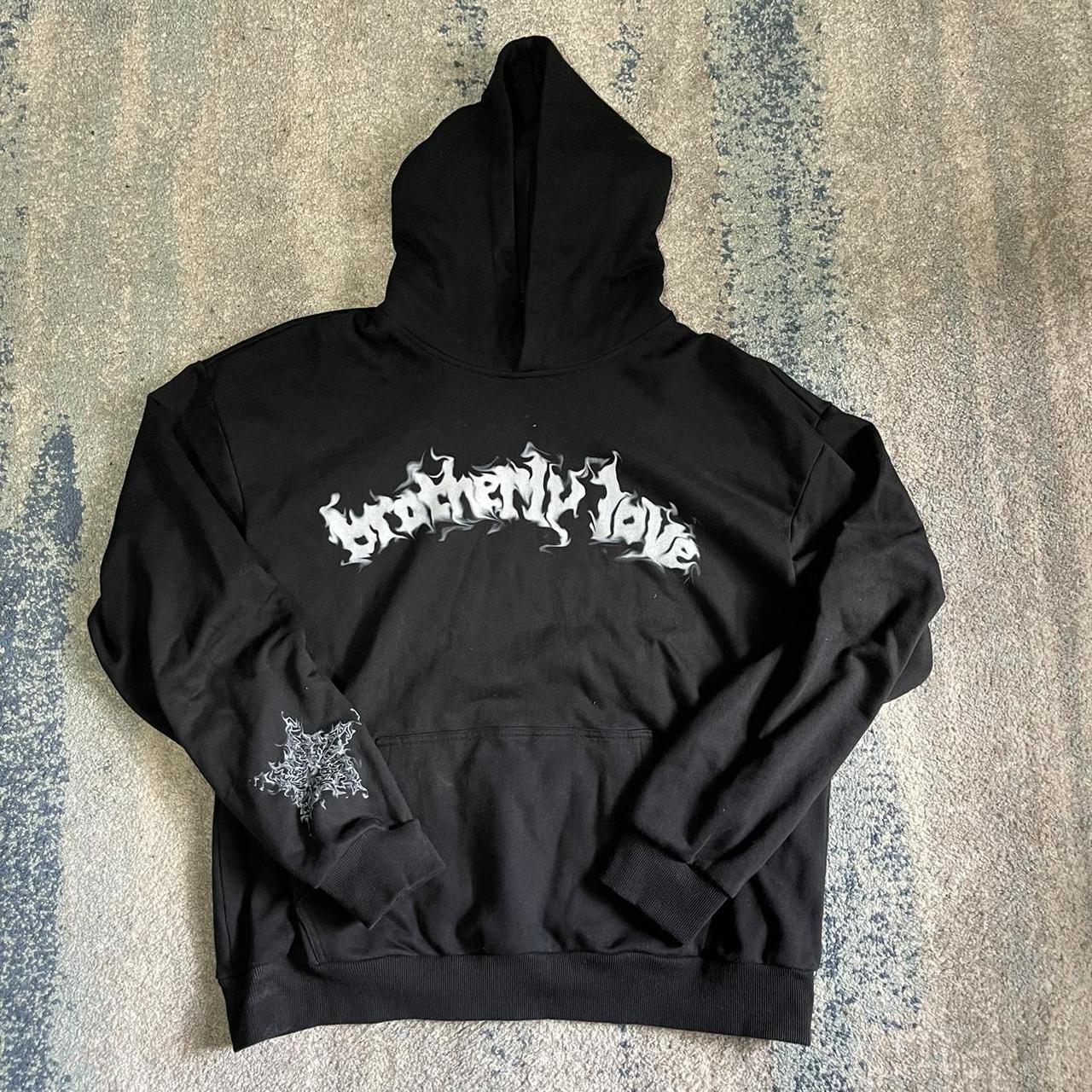 Brotherlylove Hoodie XXL 9/10 condition Extremely... - Depop