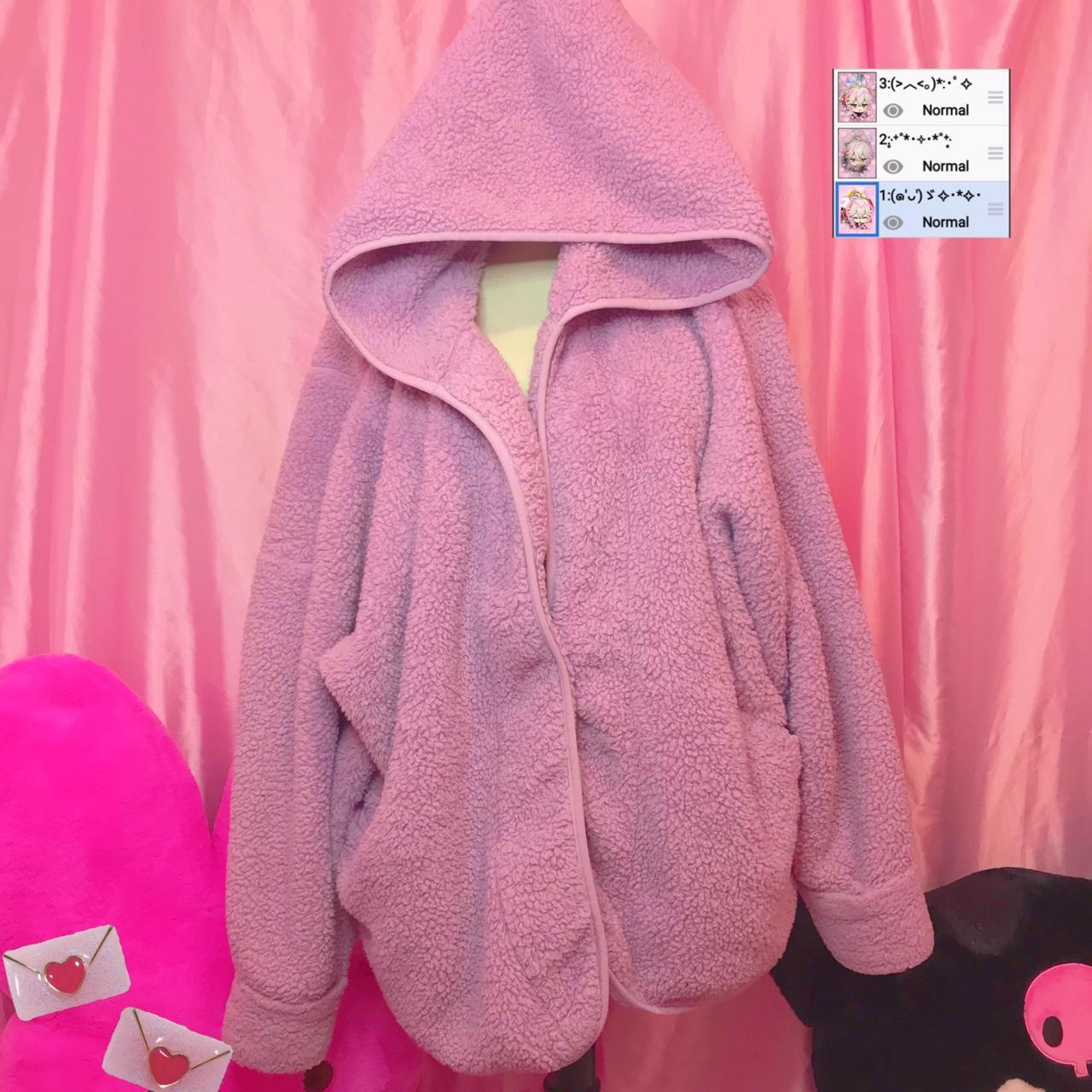 Pastel lavender purple hooded jacket from forever 21. Depop