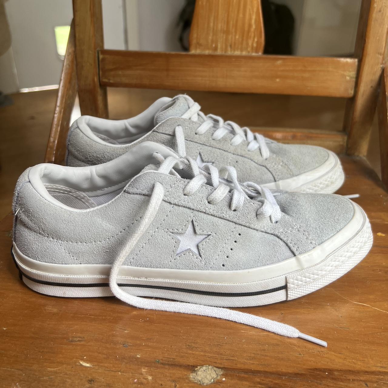 Light blue hotsell one star converse