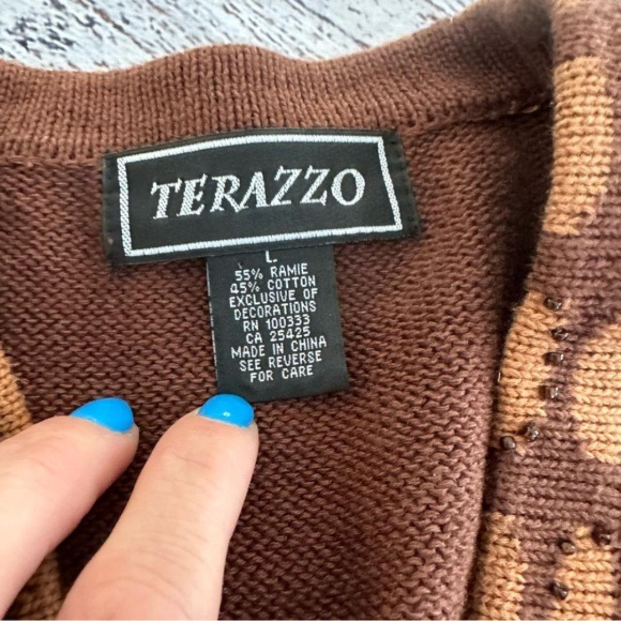 Vintage Terazzo Giraffe Cardigan Fun and quirky... Depop
