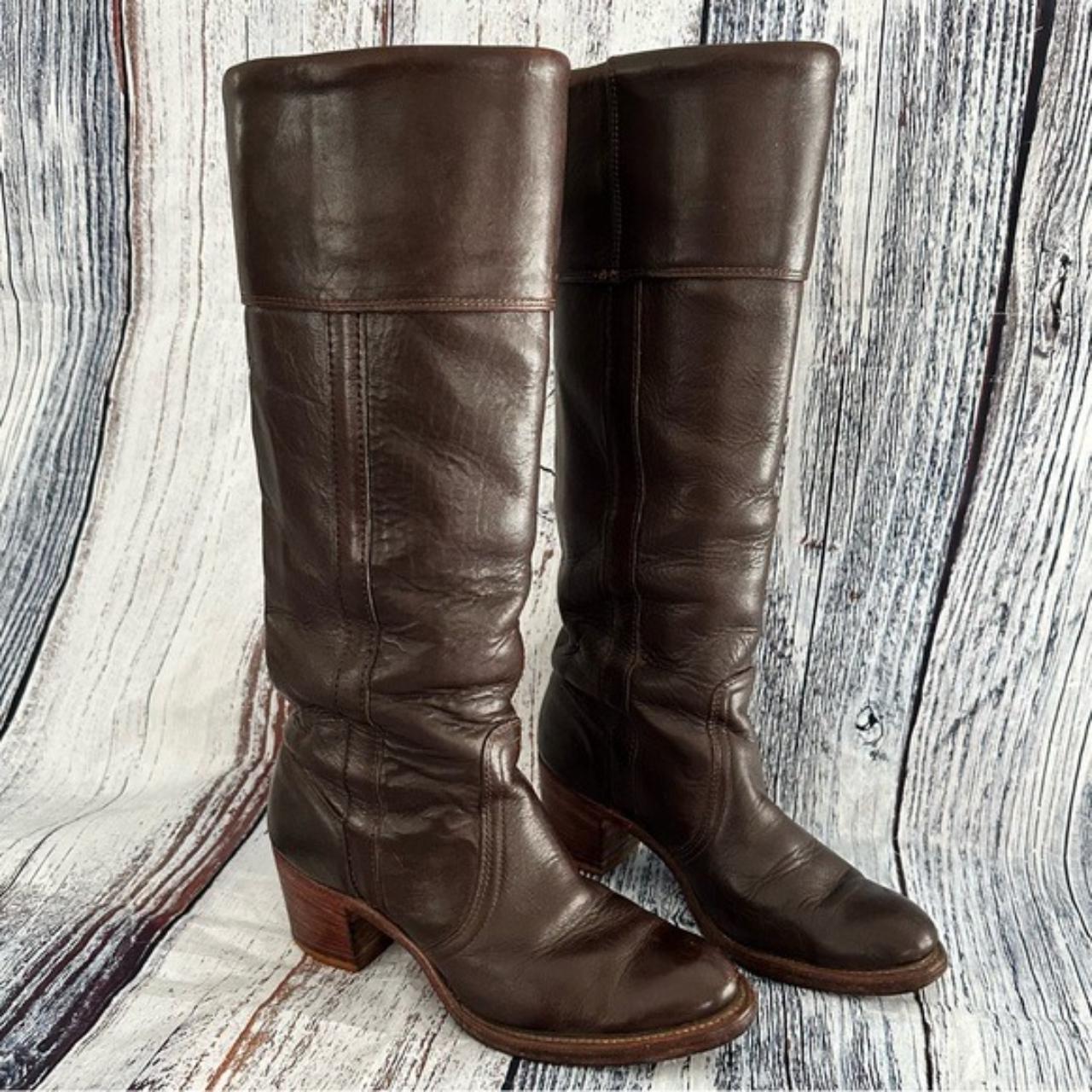 Frye Women's Brown Boots | Depop