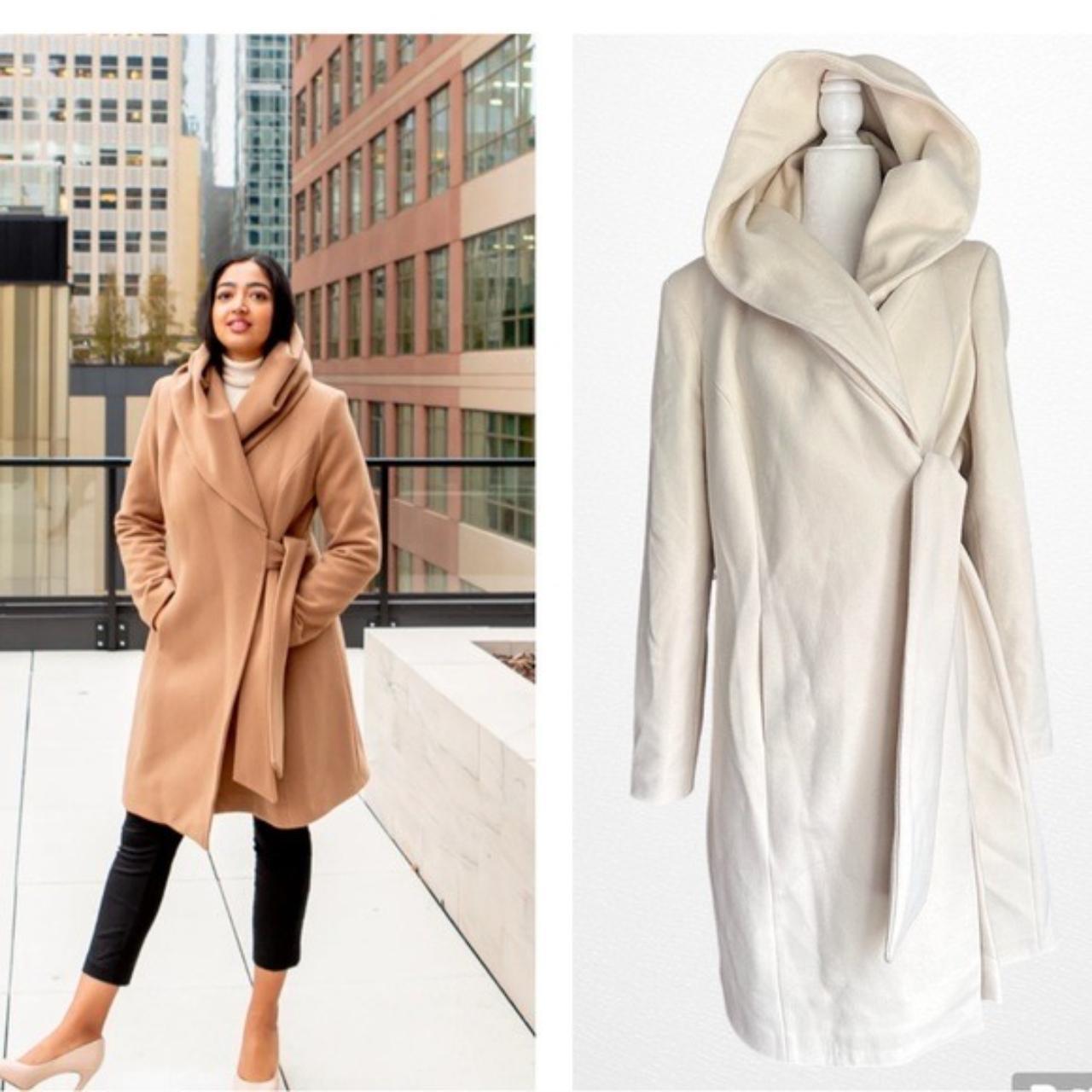 KISA 3-Way Classic Coat in Beige Cream Size 14 or... - Depop