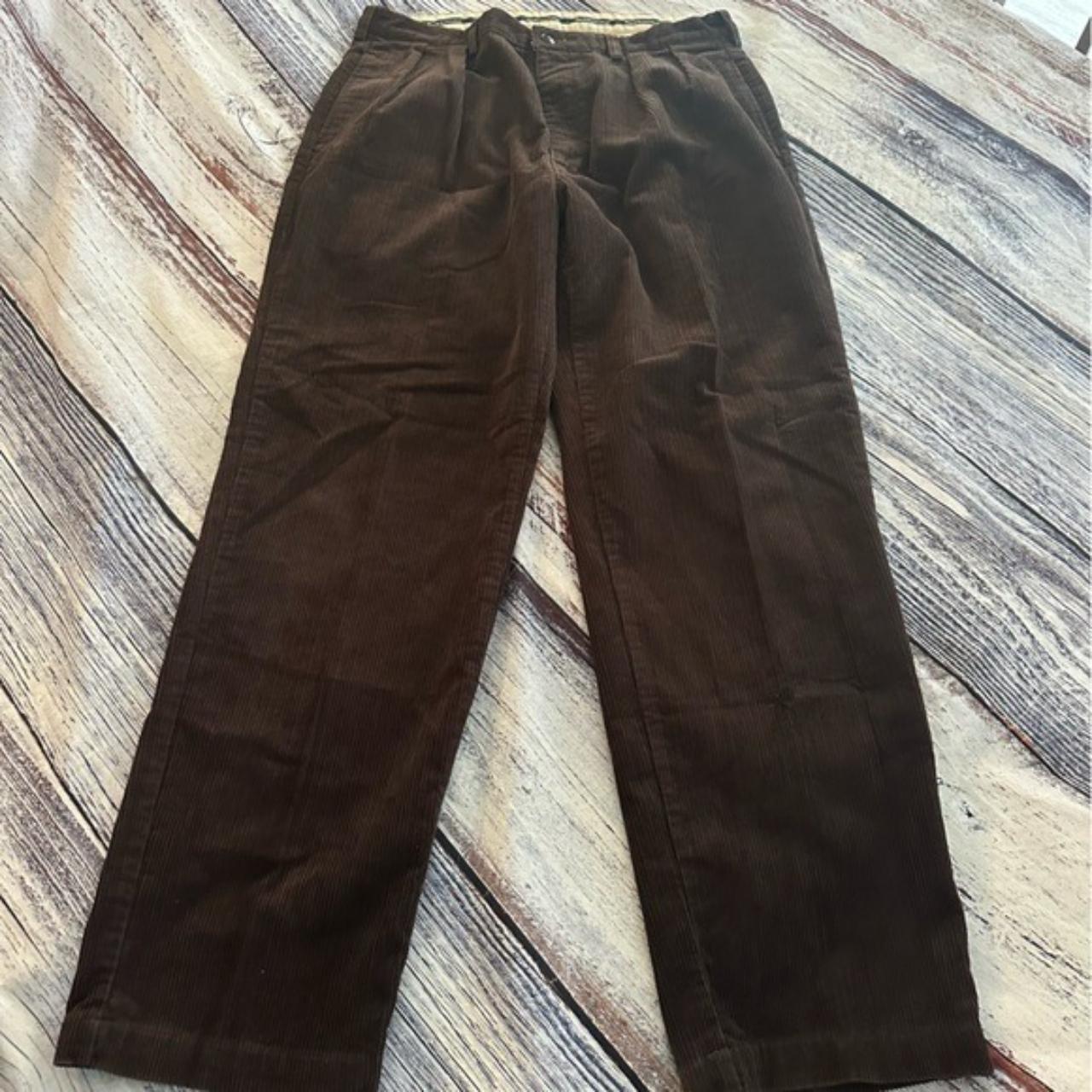 Ralph Lauren Polo Cords Brown Wide Wale Corduroy... - Depop