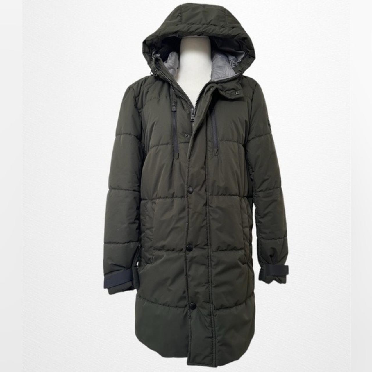 Michael kors deals green puffer coat