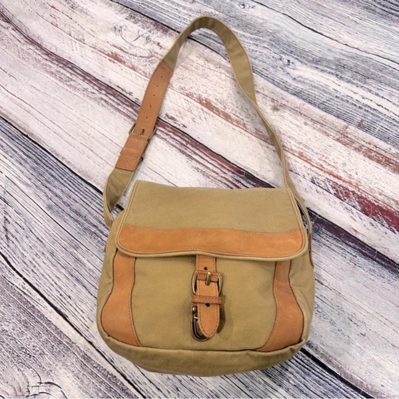 Ll bean outlet leather messenger bag