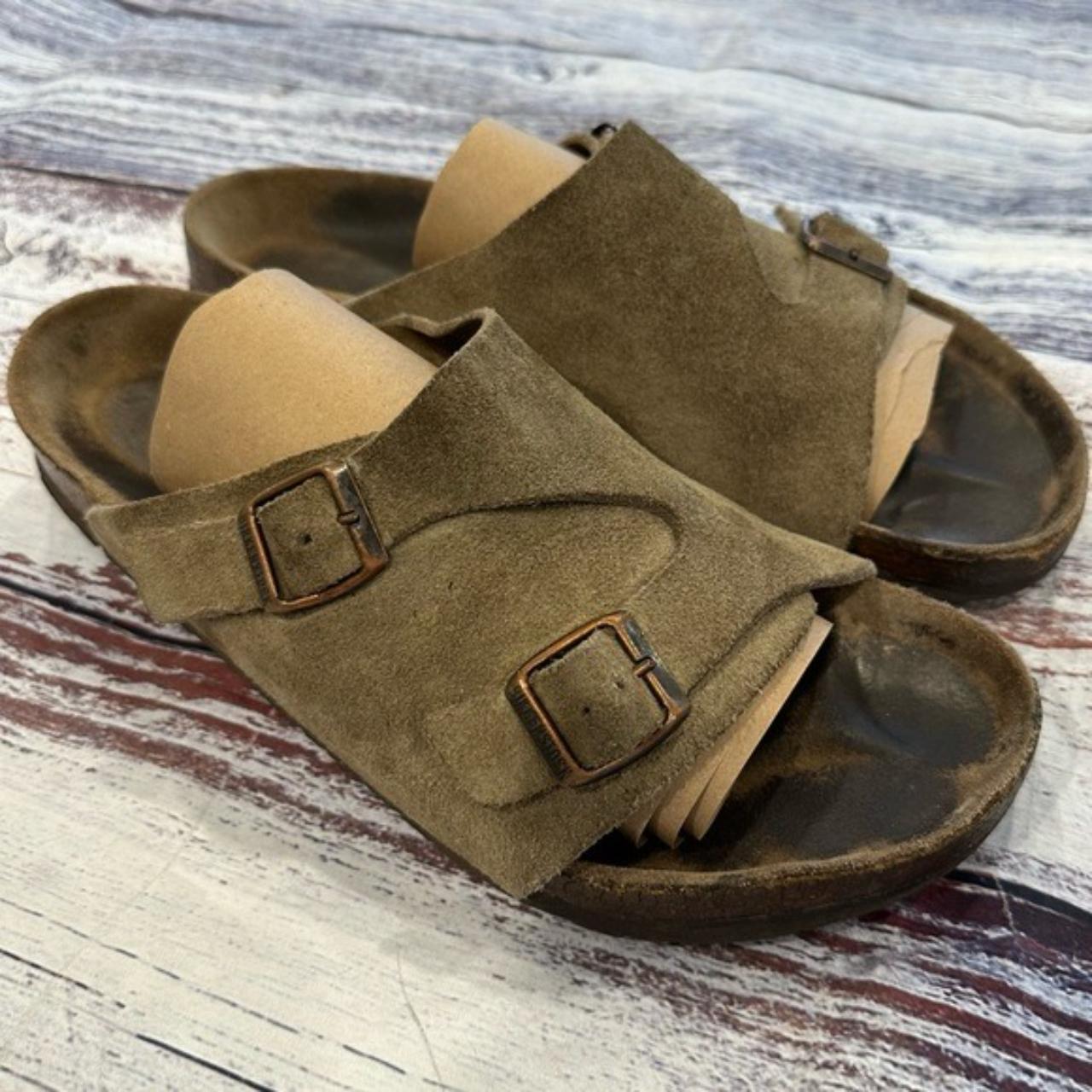 Birkenstock Zürich Suede Sandal Men’s size 11 Used... - Depop