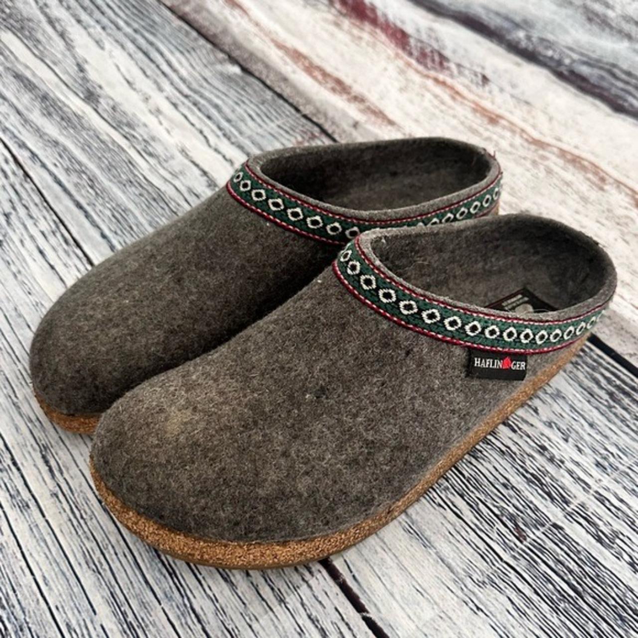 boiled wool clogs haflinger
