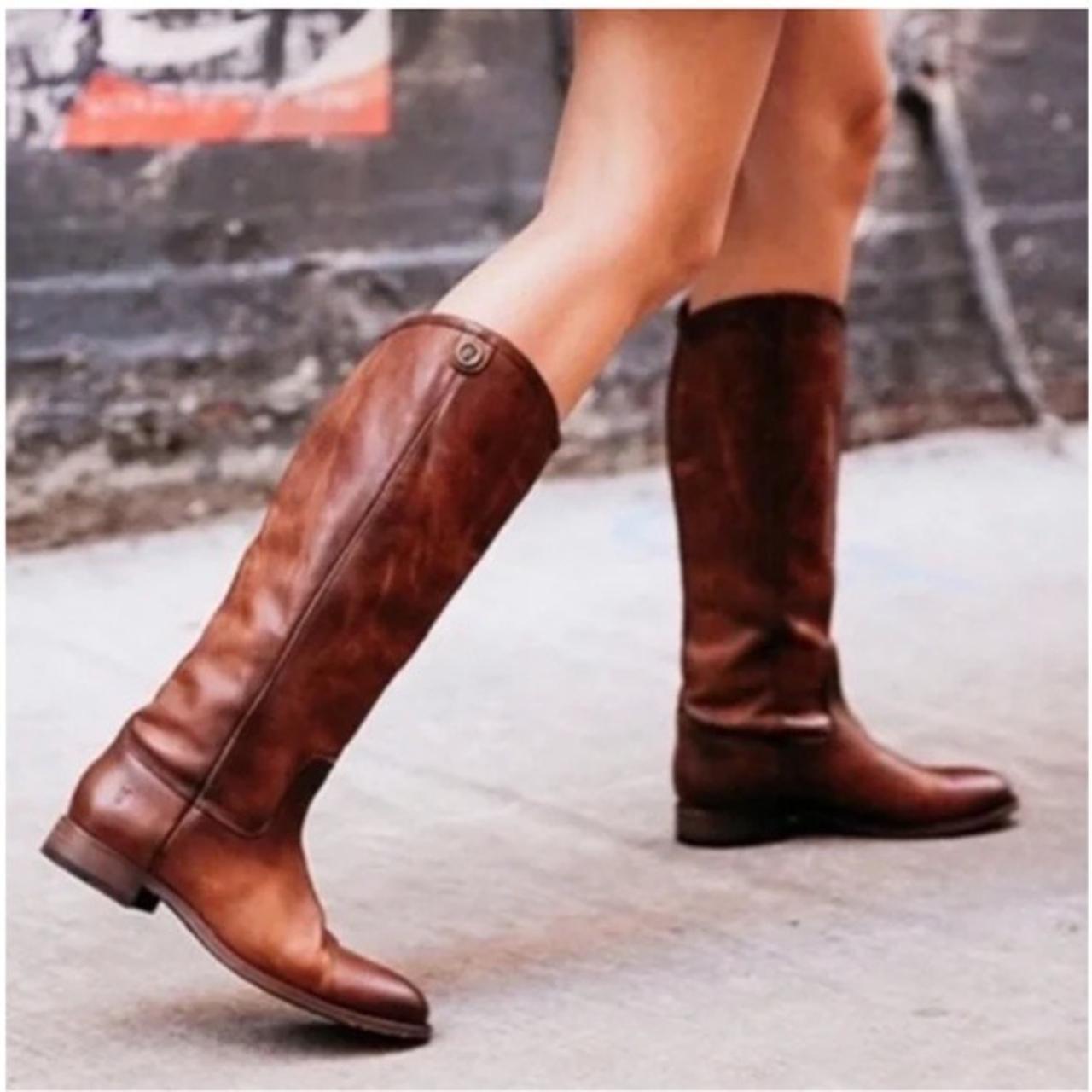 frye melissa pull on boot