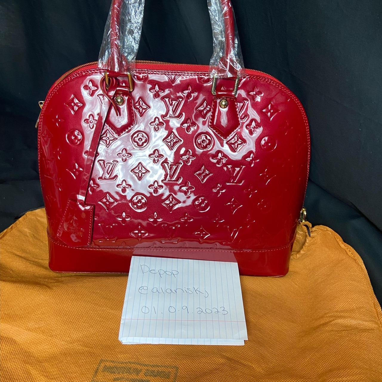 Authentic Louis Vuitton Alma BB bag. Used but in - Depop