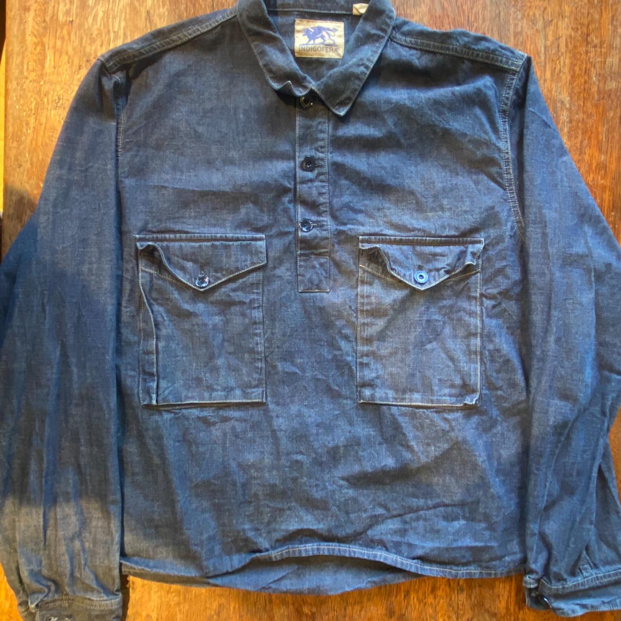 Great (thin) denim overshirt. Slightly shrunk by my... - Depop