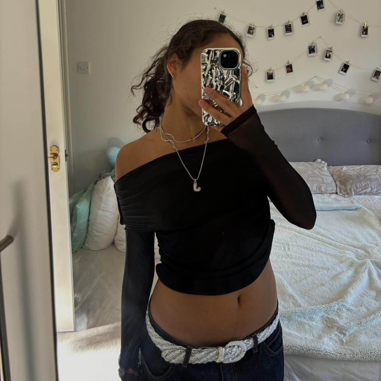 Brand new Primark X Rita Ora mesh off the shoulder. Depop