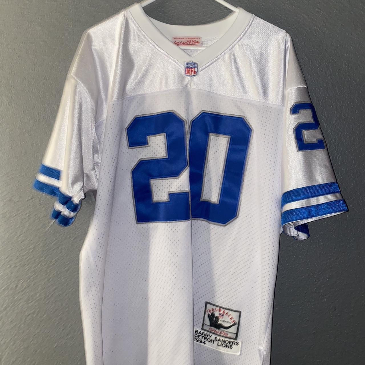 Mitchell & Ness Men's Mitchell & Ness Barry Sanders Blue Detroit