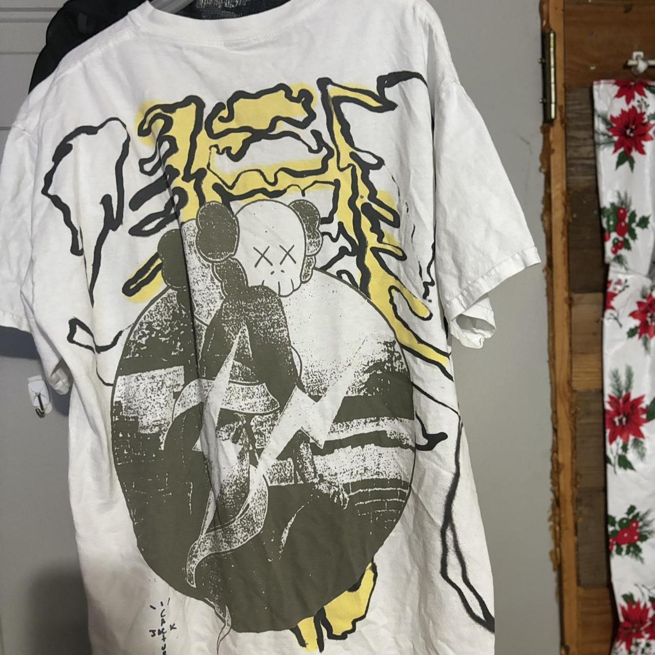 Kaws x Travis Scott collab tee - Depop