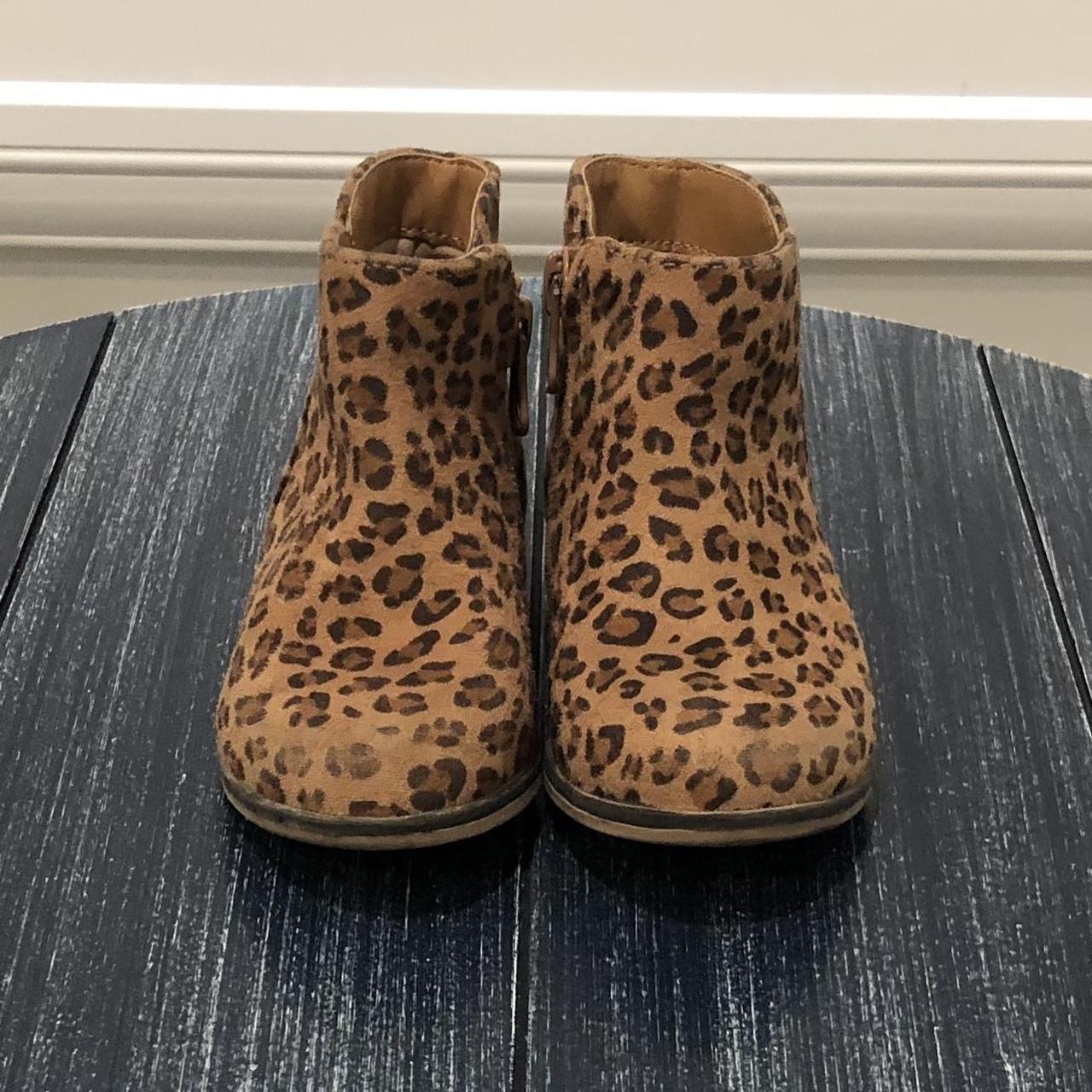 Cat Jack leopard boots. Brown and black. Slip on. Depop