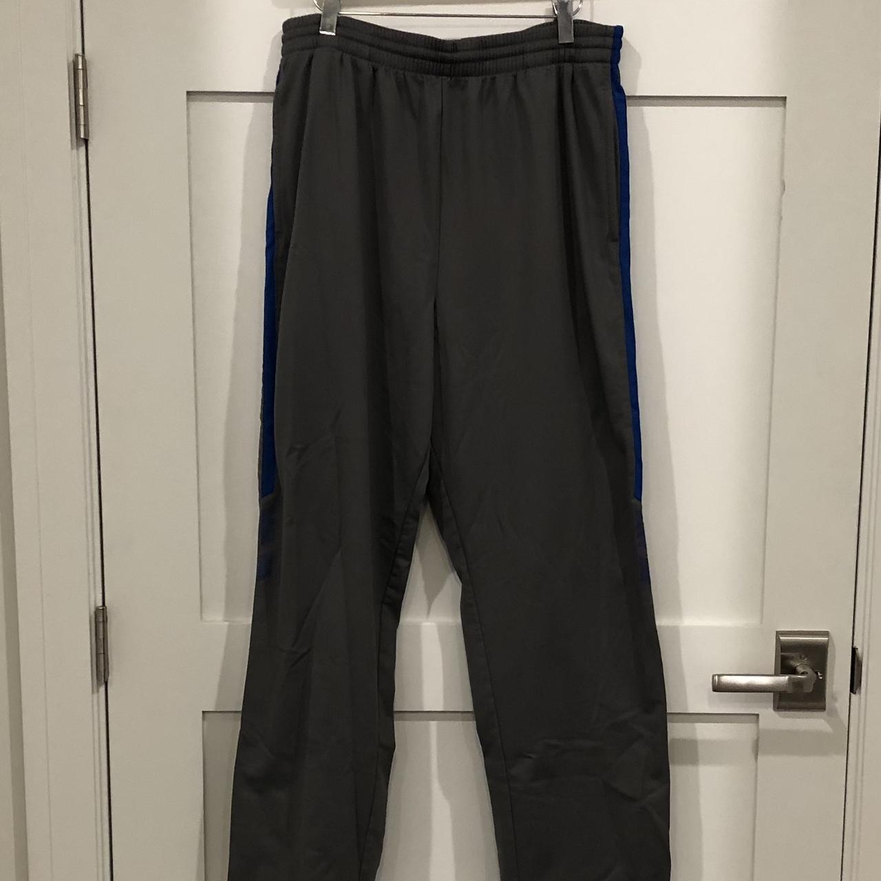 tek gear dark blue workout pants - Depop
