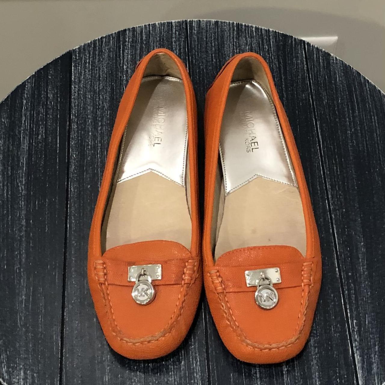 Michael kors sales leather loafers