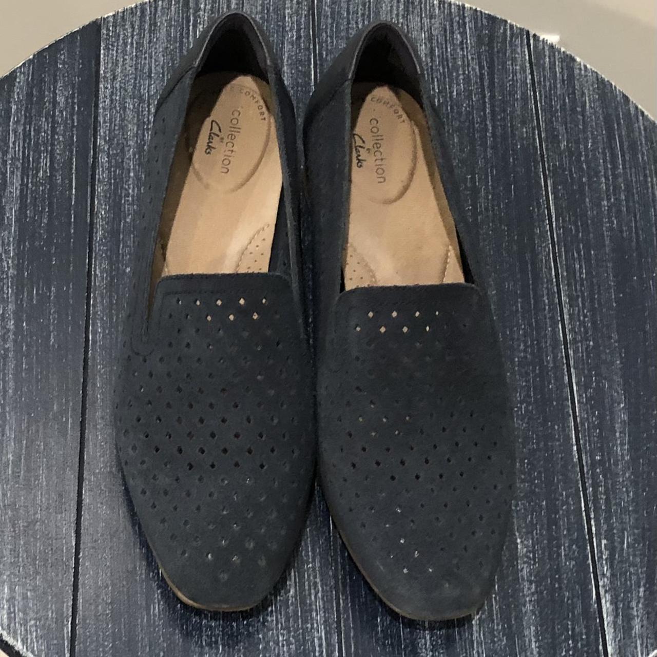 Clara Comfort Collection loafers. Navy with a wood... - Depop