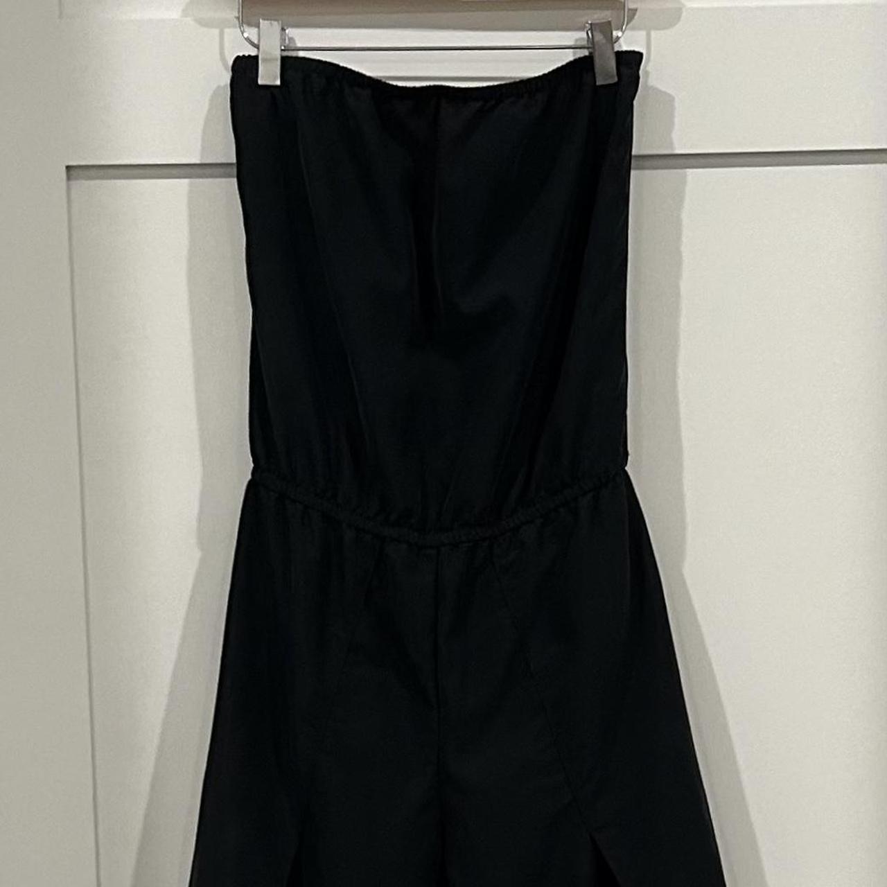 Drew split leg jumpsuit- Strapless, Depop