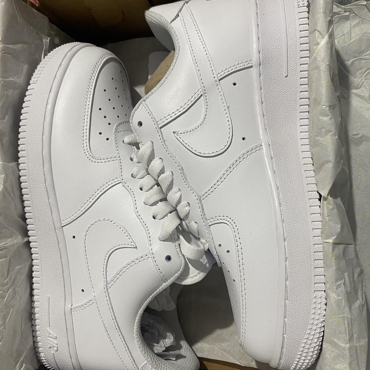 Brand new All White Air force 1 Size UK: Available... - Depop