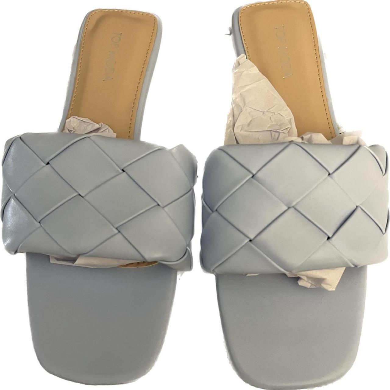 Brand new light blue sandals. - Depop