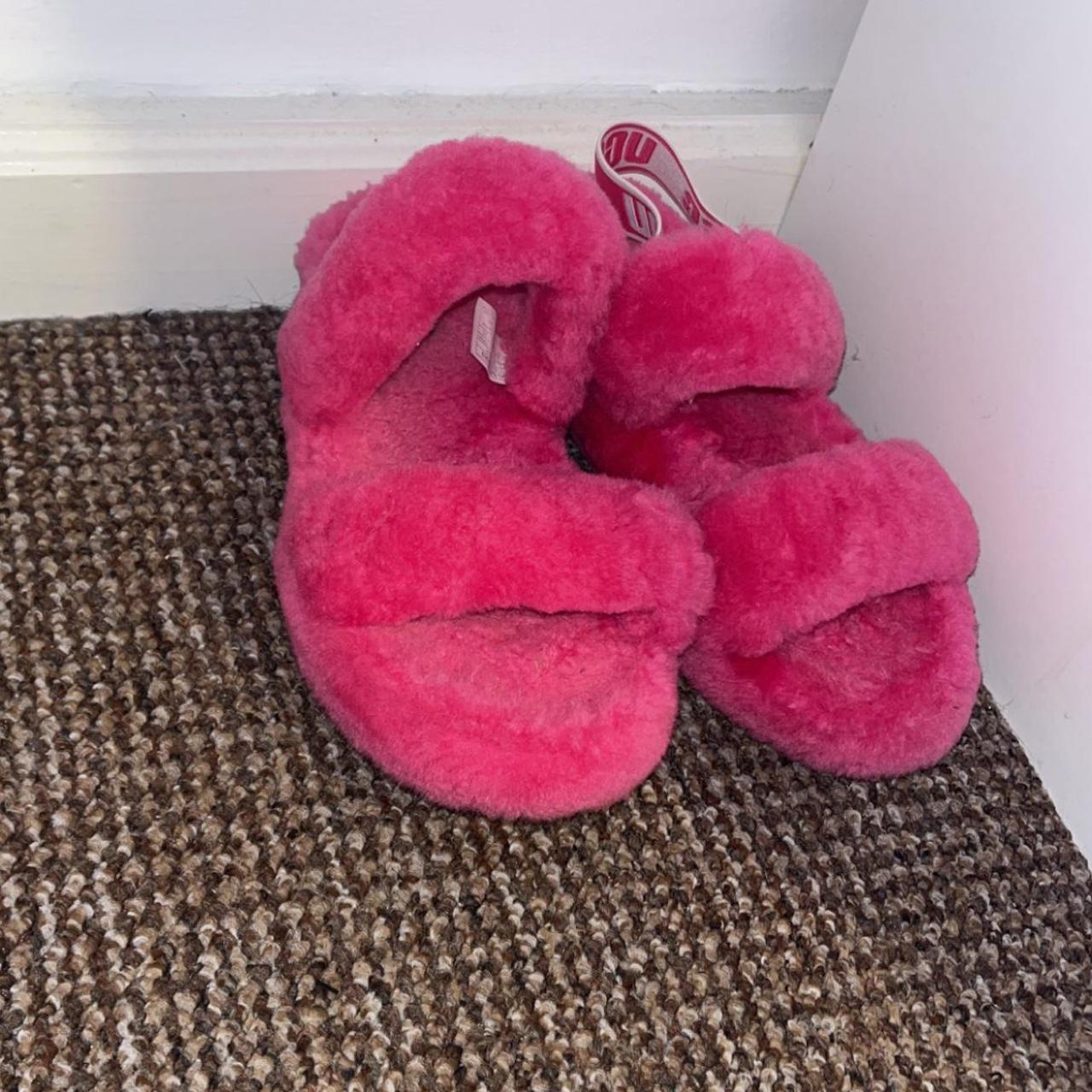 UGG Women's Pink Slippers | Depop