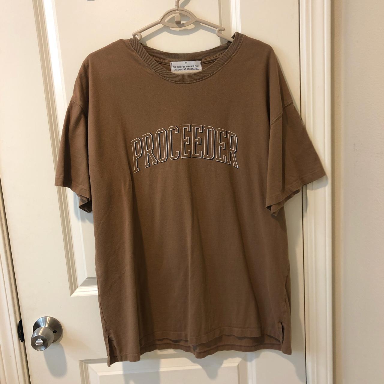 Stylenanda Women's Brown T-shirt