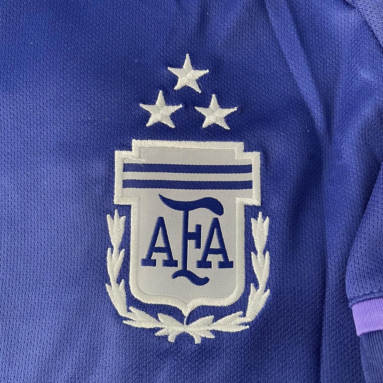 Argentina Away Purple Soccer Jersey Player Version - Depop