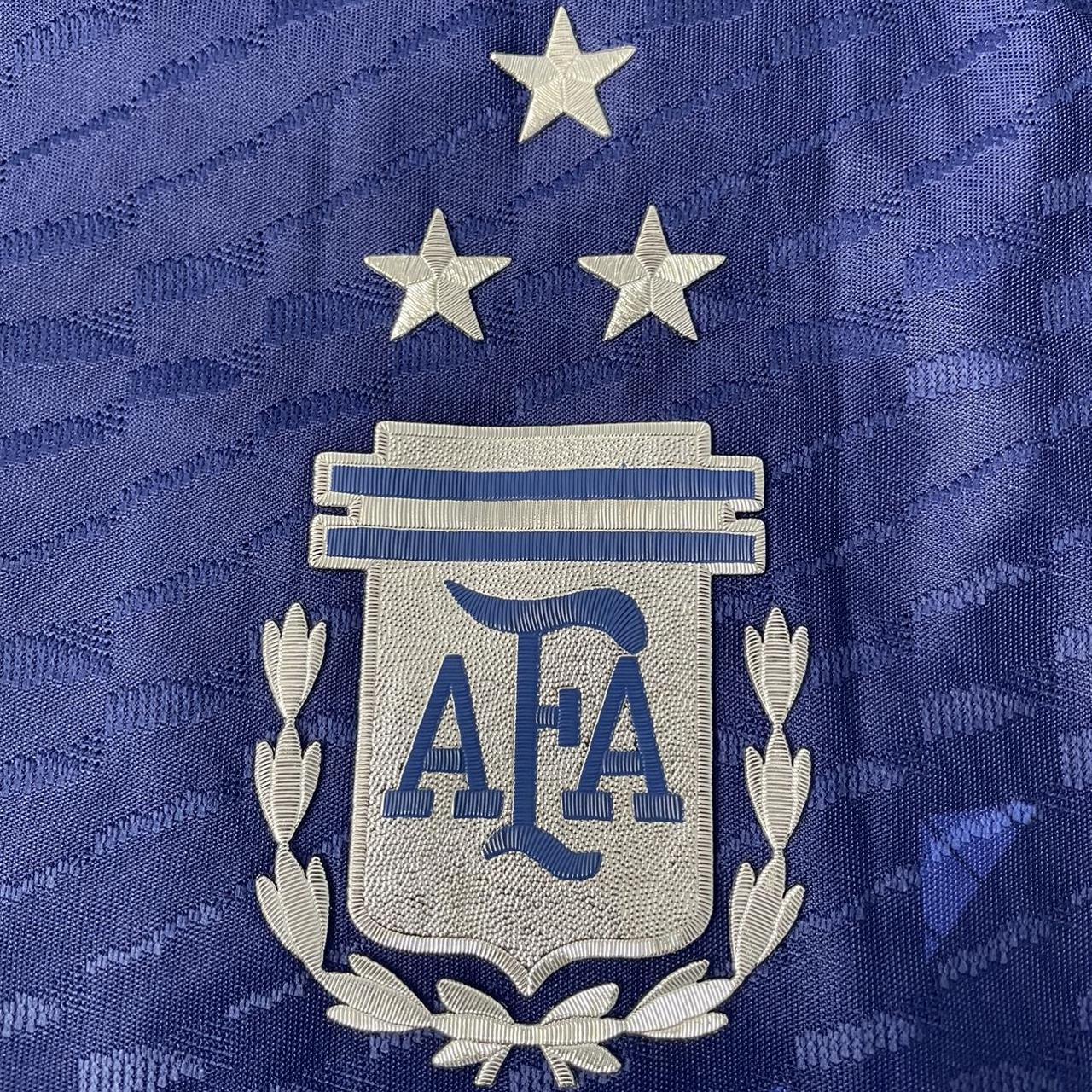 Argentina Away Purple Soccer Jersey Player Version - Depop