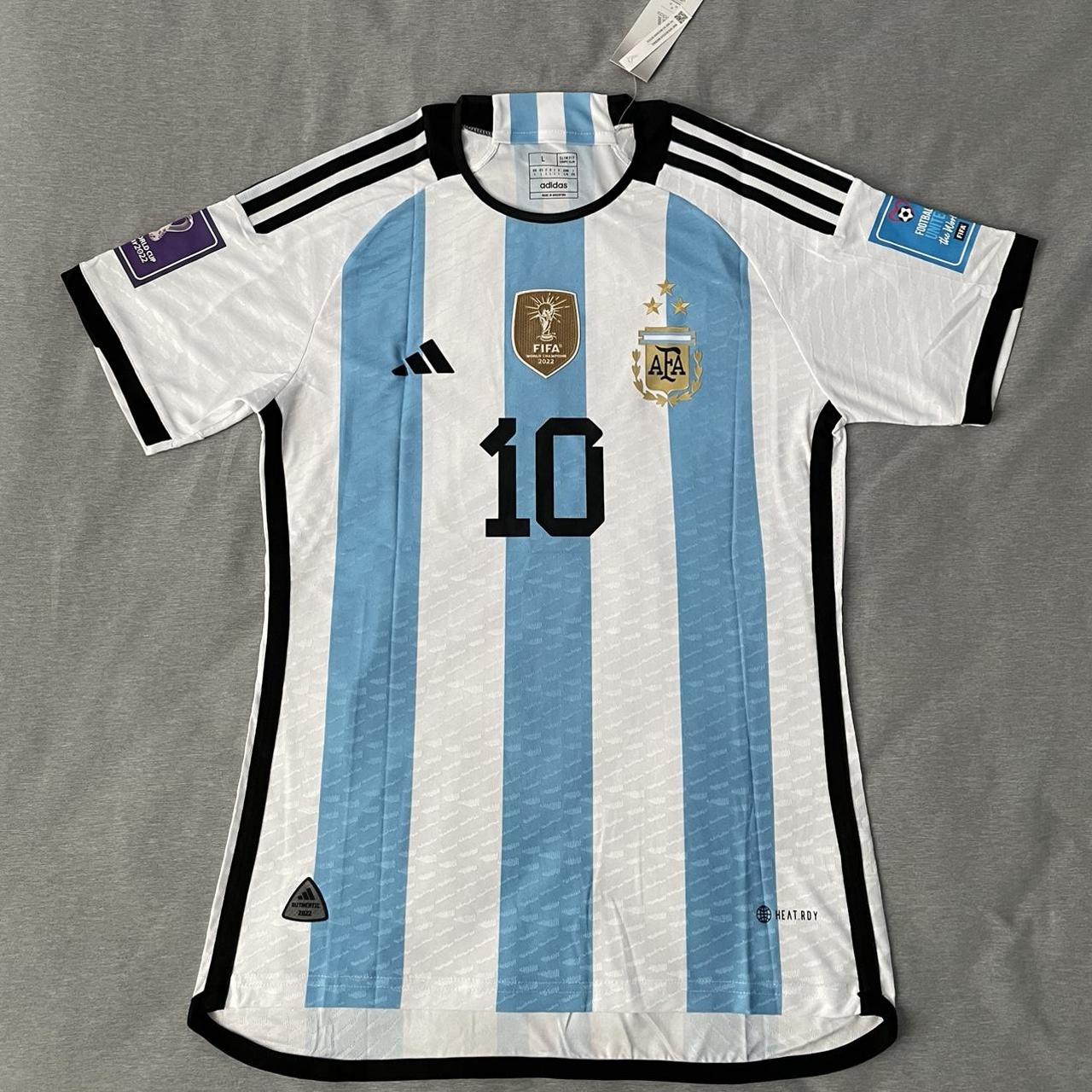 Argentina Messi World Cup 2022 Jersey World cup - Depop