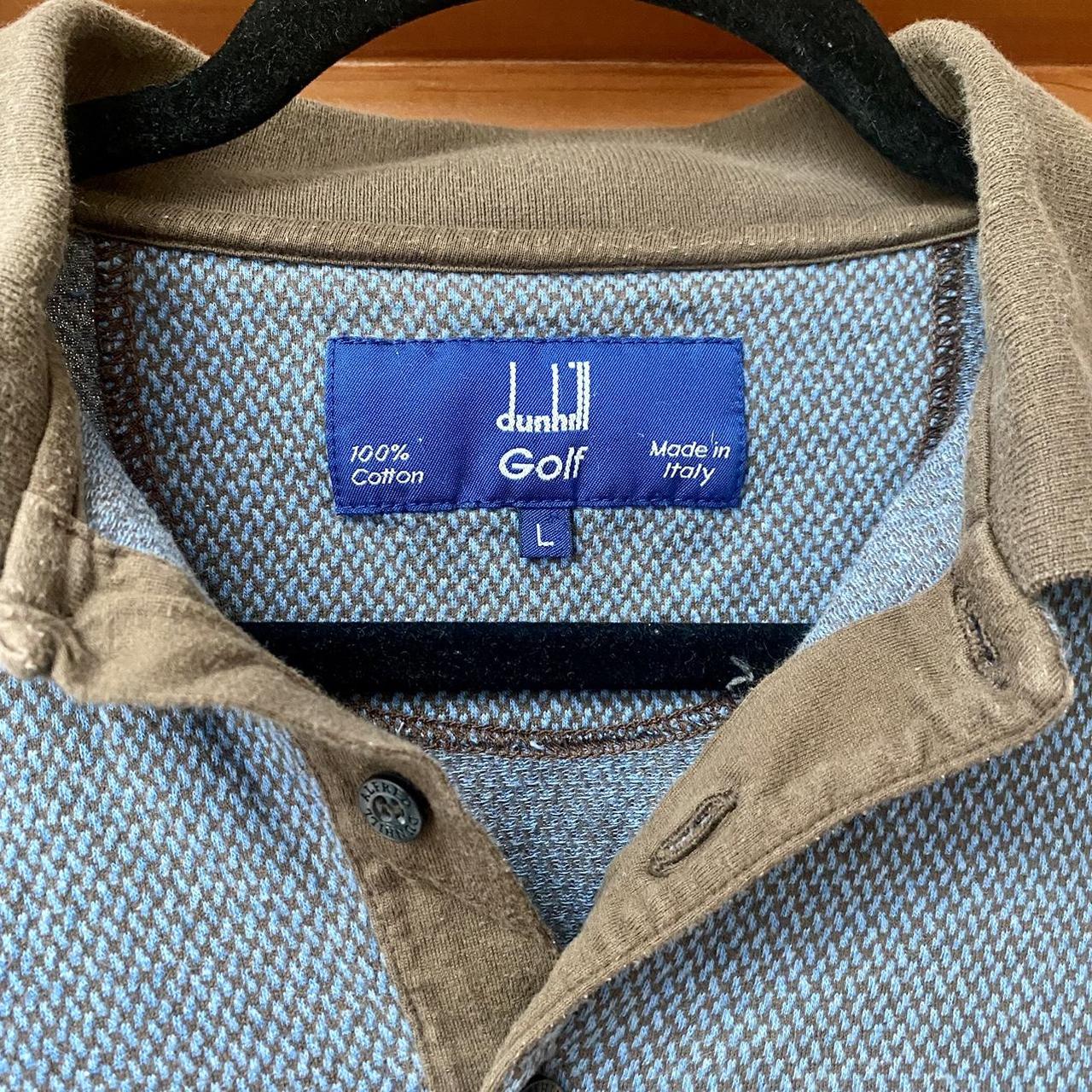 Dunhill Men's Blue and Brown Polo-shirts (3)