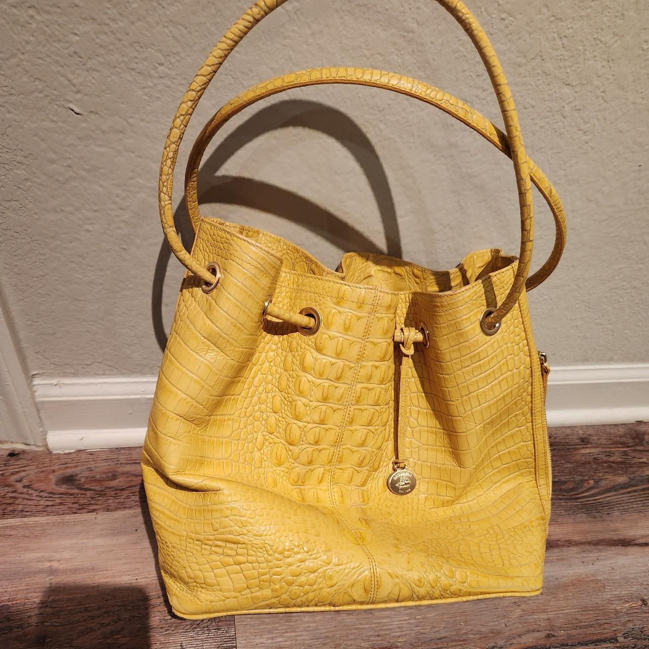 Yellow discount brahmin bag