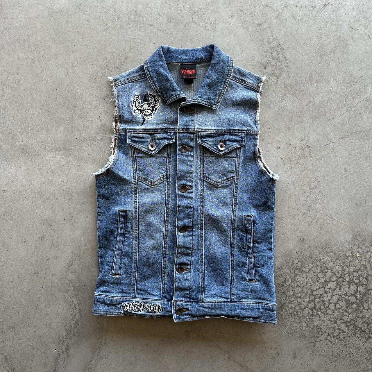 Stranger Things Hellfire Club outlets Denim Vest