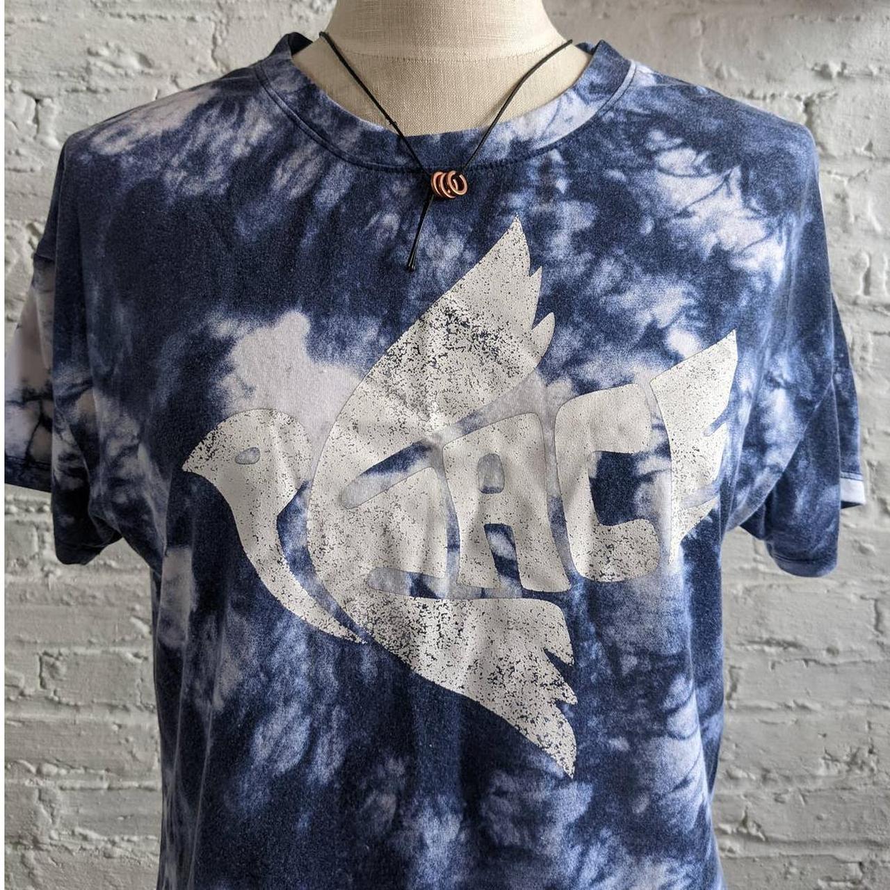 70s style tie dye