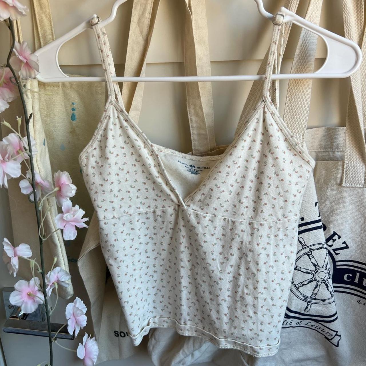 ON HOLD DO NOT BUY brandy melville floral amara... - Depop
