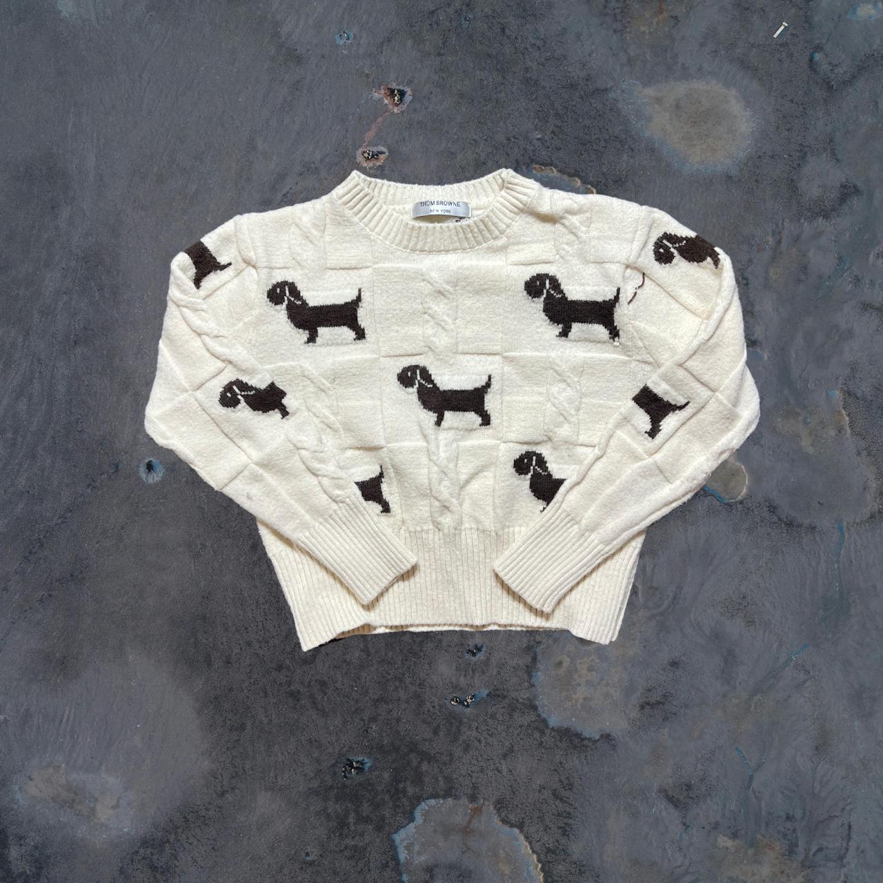 Thom Browne weiner dog sweater. Size small... Depop