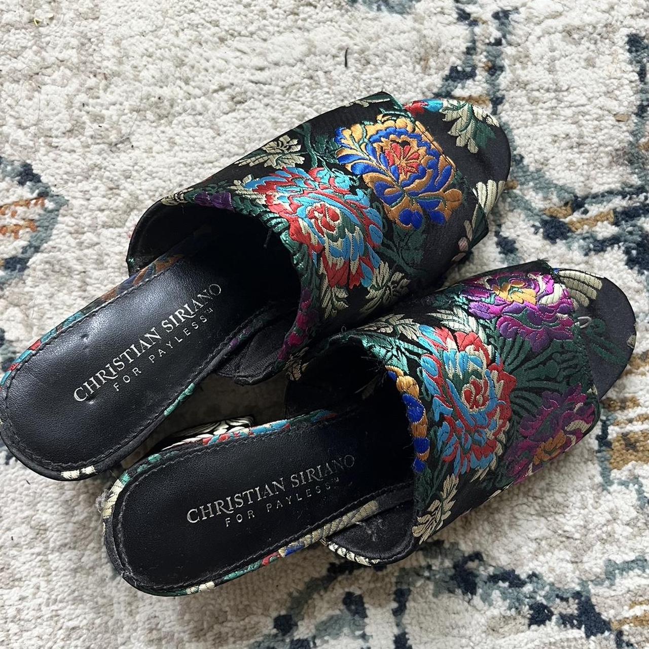 Christian Siriano Women s Mules Multi Black US 6