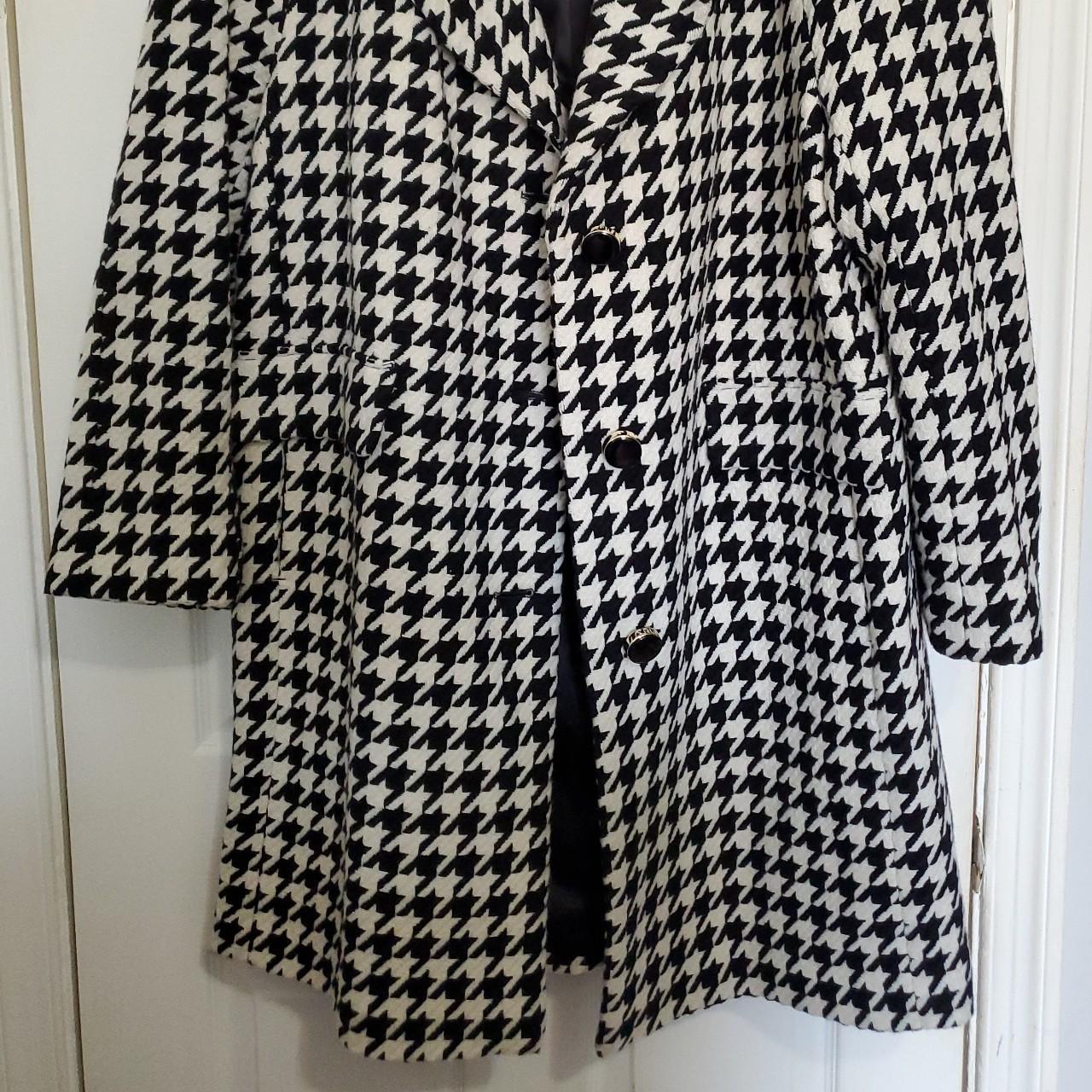 Chic Kate Spade New York wool houndstooth coat that. Depop