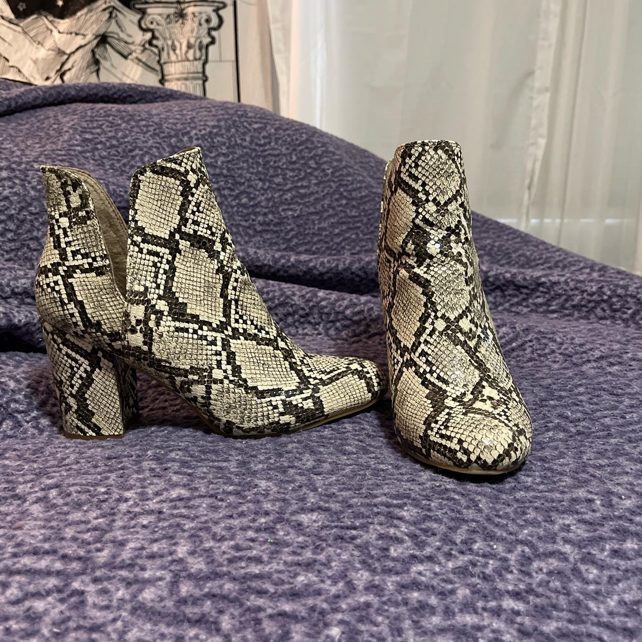 Madden girl store snakeskin booties