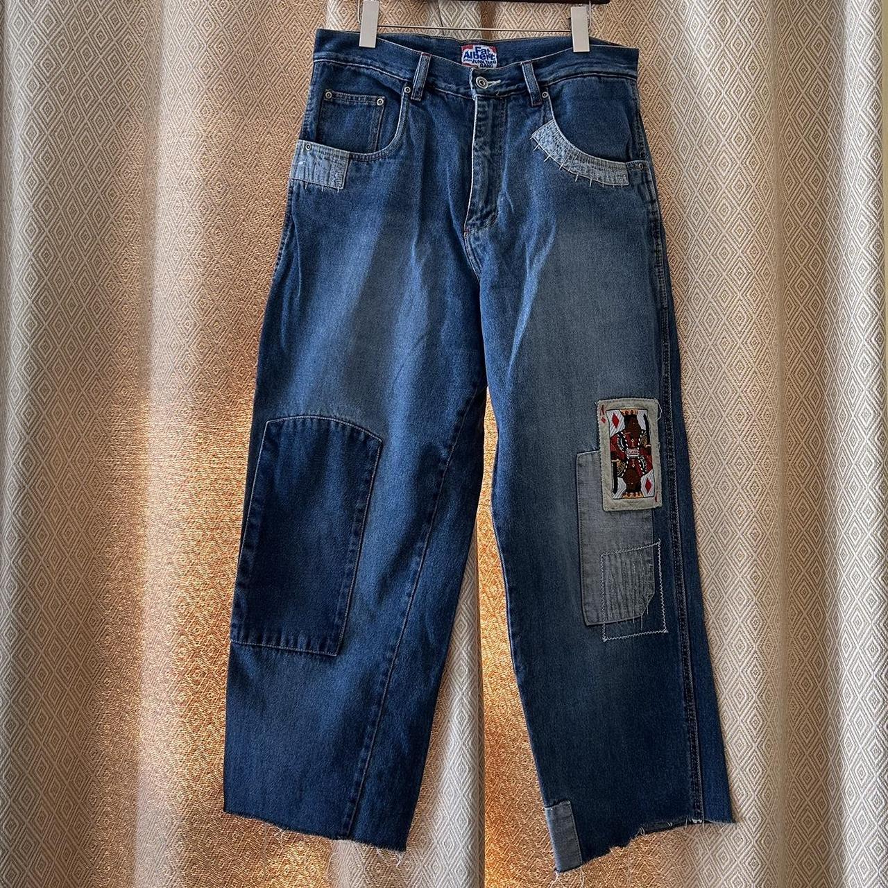 Baggy Jeans Fat Albert Fubu Mens Jeans VTG Y2K Platinum FUBU Fat