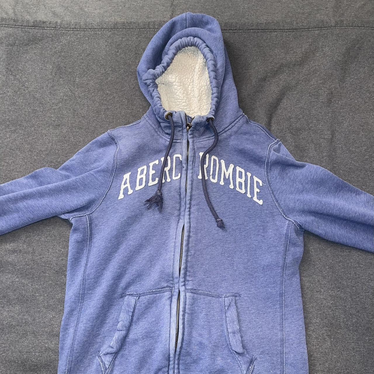 Abercrombie discount blue hoodie